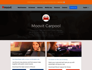 carpool.moovit.com screenshot