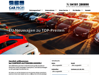 carprofi-automobilhandel.de screenshot
