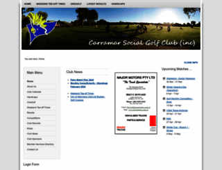 carramarsocialgolfclub.org.au screenshot