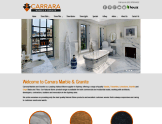 carrara-marble.com.au screenshot