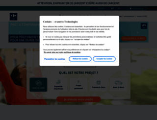 carrefourfinance.be screenshot
