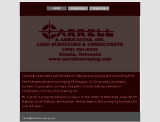 carrellsurveying.com screenshot