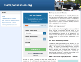 carrepossession.org screenshot