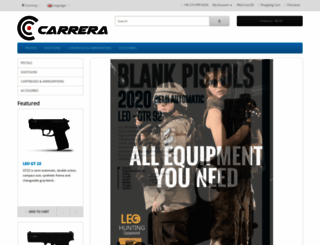 carreraarms.com screenshot