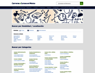 carreras-cursos-en-mexico.com screenshot