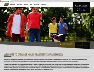 carriagehousemuskegon.com screenshot