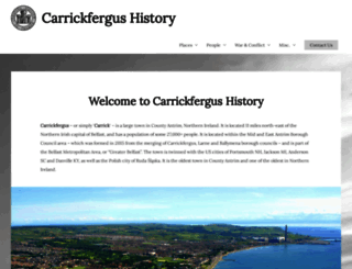 carrickfergushistory.co.uk screenshot