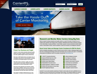 carrier411.com screenshot