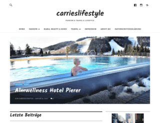 carrieslifestyle.wordpress.com screenshot