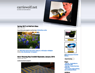 carriewolf.net screenshot