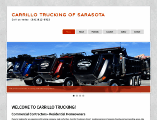 carrillotrucking.com screenshot