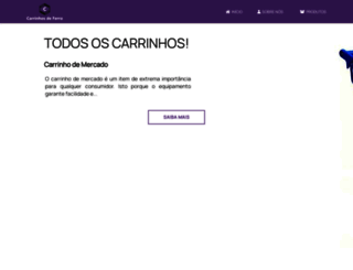 carrinhosdeferro.com.br screenshot