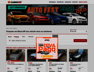carrobauru.com.br screenshot