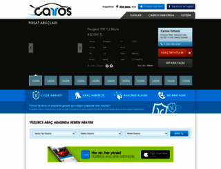 carros.com.tr screenshot