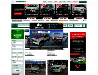 carrosdaserra.com.br screenshot