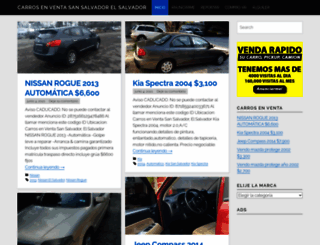 carrosenventasv.com screenshot