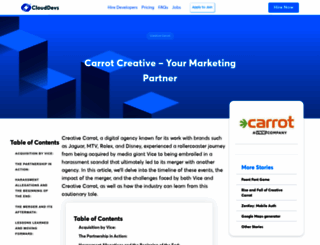 carrotcreative.com screenshot