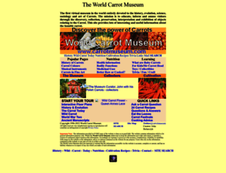 carrotmuseum.co.uk screenshot