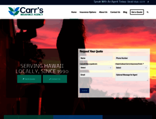 carrsinsuranceagency.com screenshot