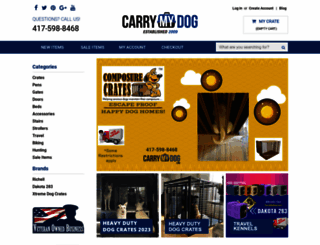 carrymydog.com screenshot