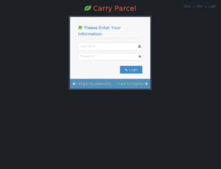 carryparcel.com screenshot