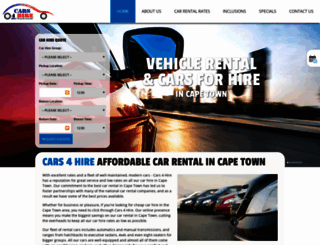 cars-4-hire.co.za screenshot