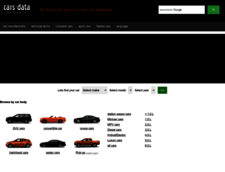 cars-data.com screenshot