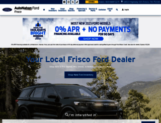 cars.autonationfordfrisco.com screenshot
