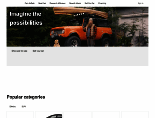 cars.com screenshot