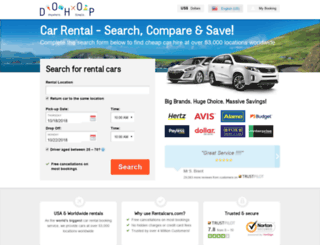 cars.dohop.com screenshot