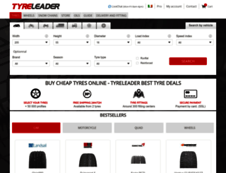 cars.tyreleader.ie screenshot
