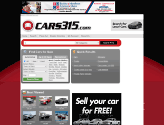 cars315.com screenshot