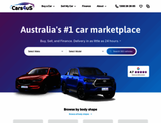 cars4us.com.au screenshot