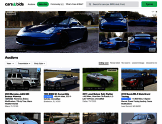carsandbids.com screenshot
