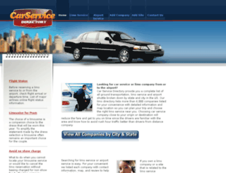 carservicedirectory.com screenshot
