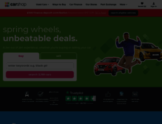 carshop.co.uk screenshot