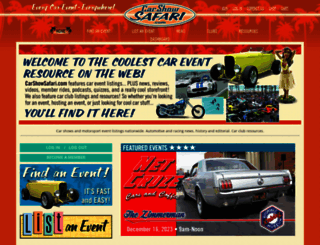 carshowsafari.com screenshot