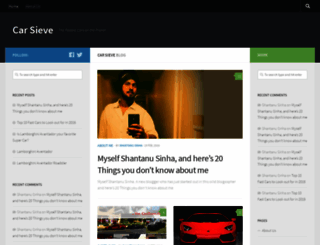 carsieve.com screenshot