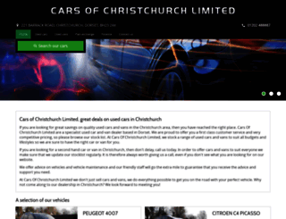 carsofchristchurch.co.uk screenshot