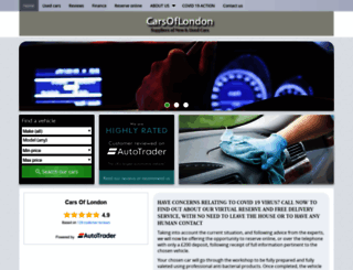 carsoflondon.co.uk screenshot