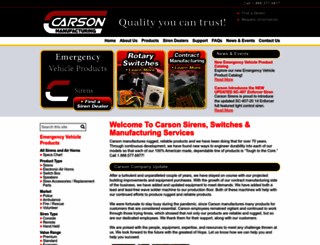 carson-mfg.com screenshot