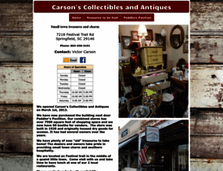 carsoncollectiblesandantiques.com screenshot