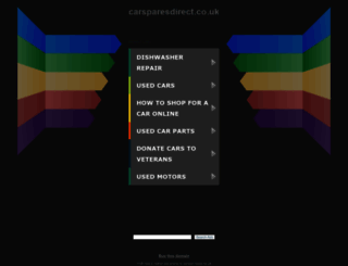 carsparesdirect.co.uk screenshot