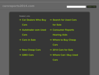 carsreports2014.com screenshot