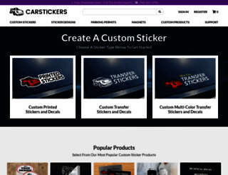 carstickers.com screenshot