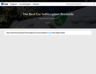 carsubscriptions.knoji.com screenshot