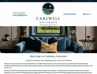 carswellcottages.com screenshot