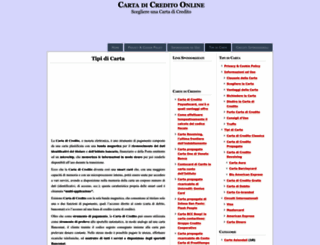 cartadicredito-online.com screenshot
