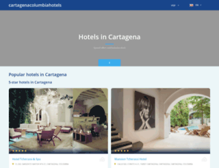 cartagenacolumbiahotels.com screenshot