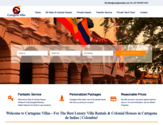 cartagenavillas.com screenshot